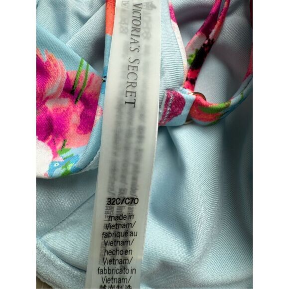 Victoria’s Secret Multicolored Floral Underwire Bikini top size S/32C - Picture 5 of 7